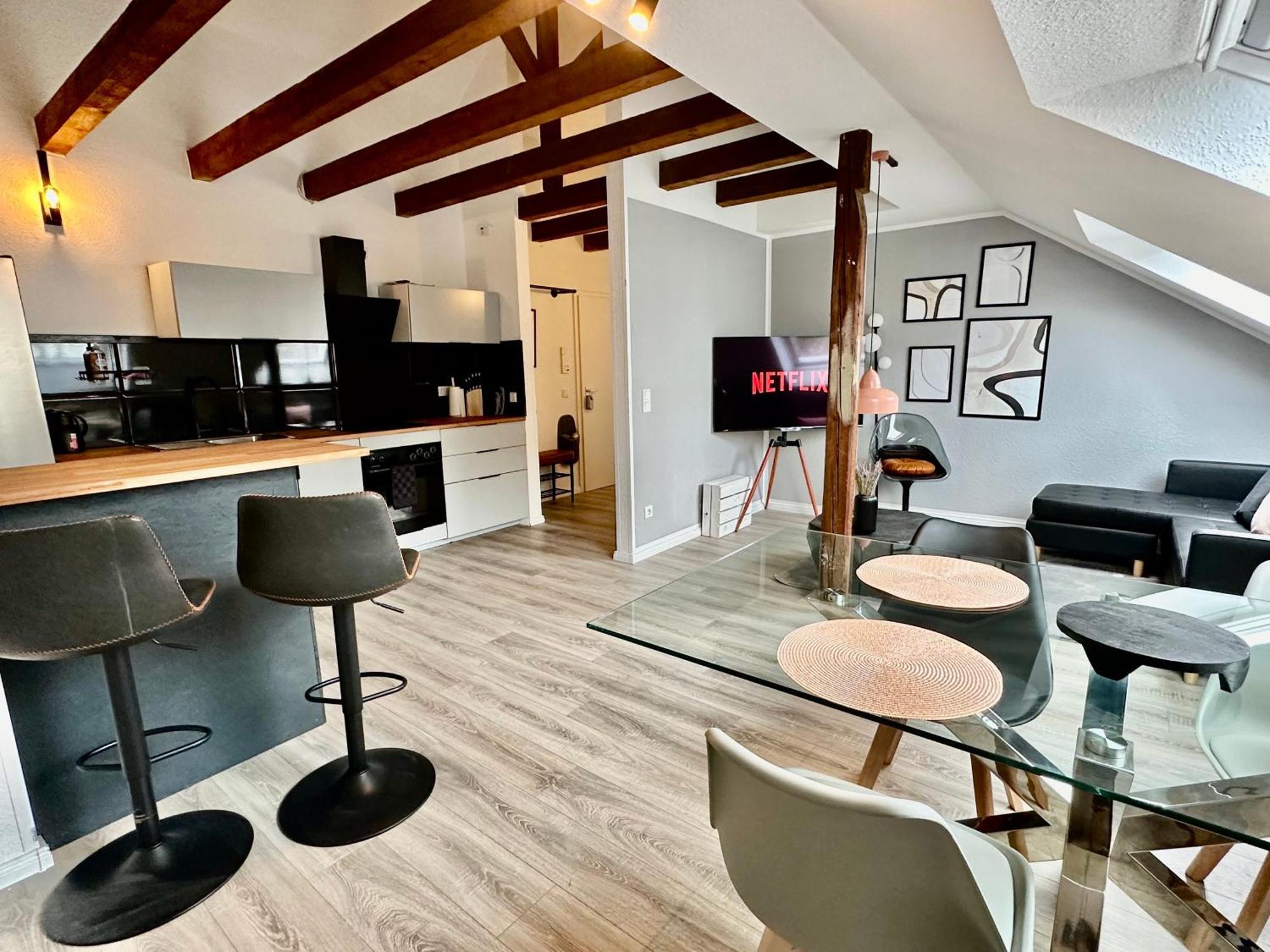 Ferienwohnung Stilvoll Im Zentrum Balken Loft Bochum Exterior foto