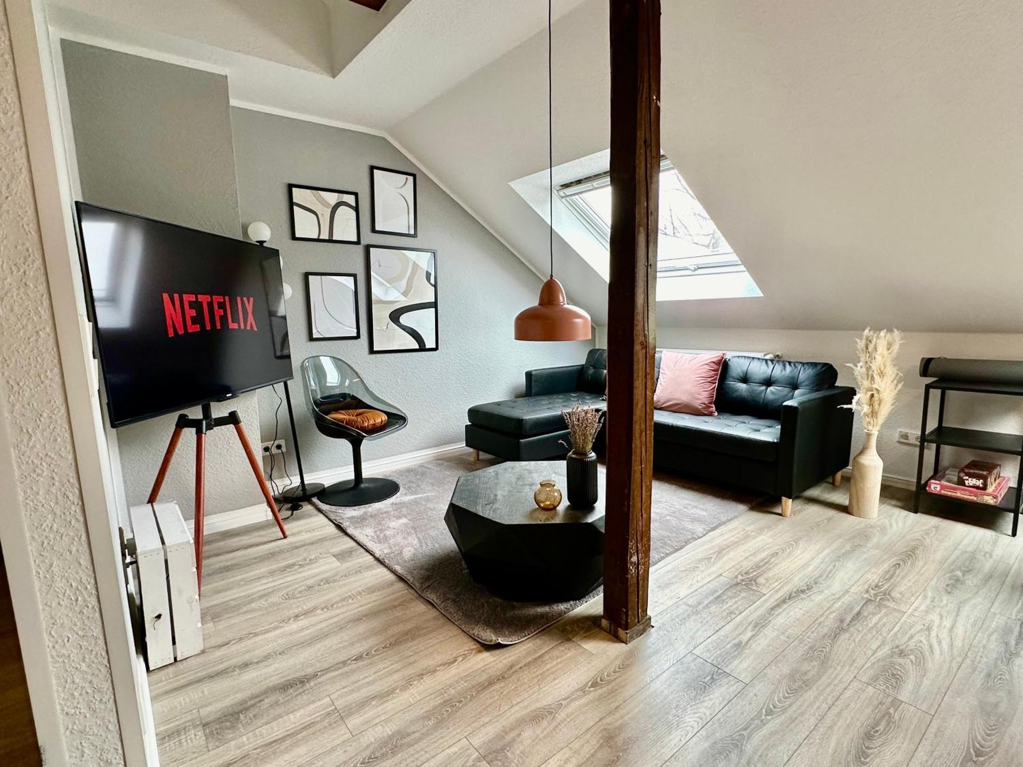 Ferienwohnung Stilvoll Im Zentrum Balken Loft Bochum Exterior foto