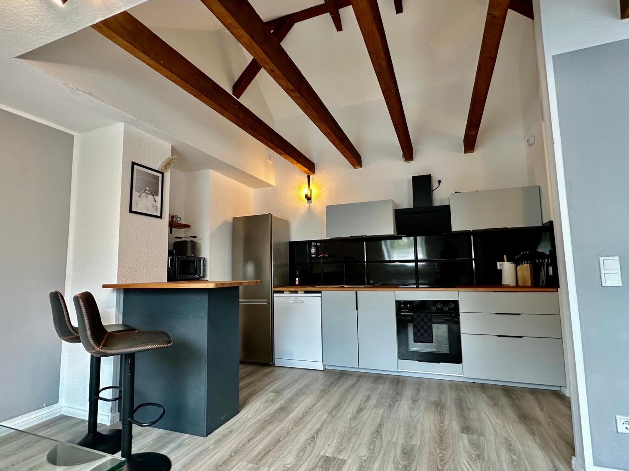 Ferienwohnung Stilvoll Im Zentrum Balken Loft Bochum Exterior foto